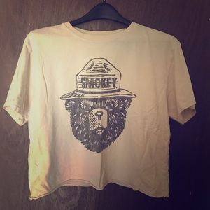 Smokey the Bear crop top